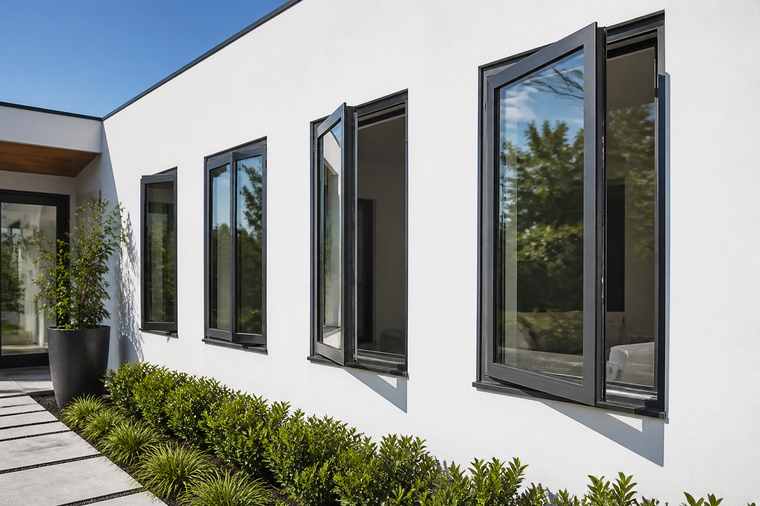 VLX 80 Casement Window in Woodland Hills, CA | Juniper Windows Woodland Hills - detail 6