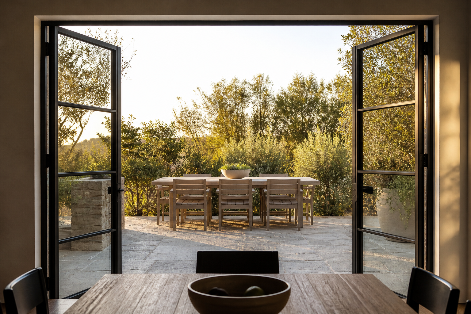 VLX 100 Double Swing / French Door in Woodland Hills, CA | Juniper Windows Woodland Hills - detail 6
