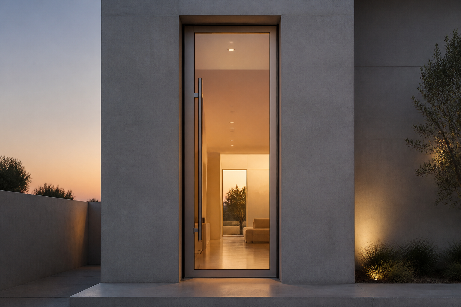 VLX 100 Pivot Door in Woodland Hills, CA | Juniper Windows Woodland Hills - detail 2
